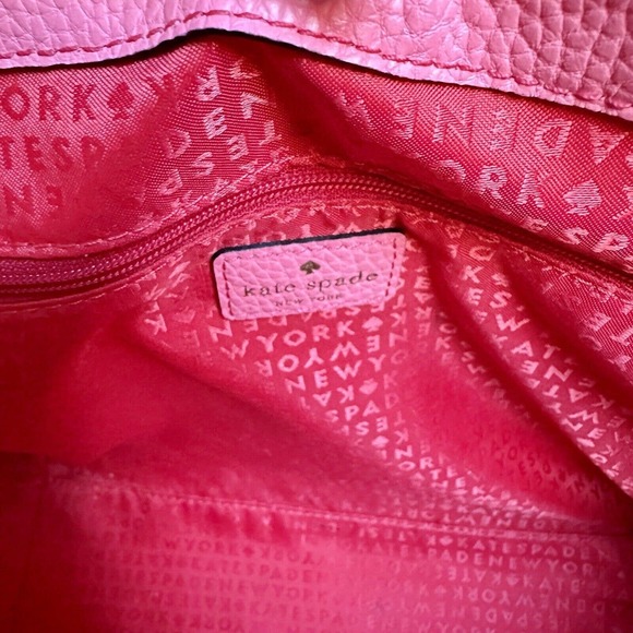 Kate Spade New York Authentic Francisca Large Tote Bag Pink Flamingo Leather - Picture 6 of 11